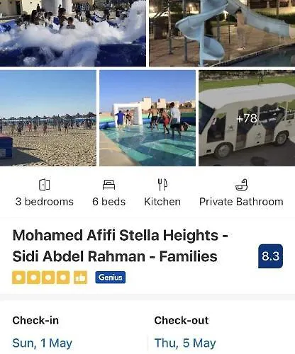 Mohamed Afifi Bluebay - Families - Ground 2 Bed Daire *