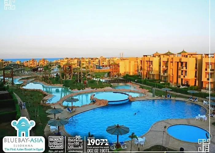 Daire Mohamed Afifi Bluebay - Families - Ground 2 Bed Ain Sukhna